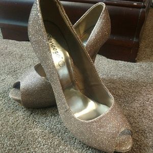 Gold heels